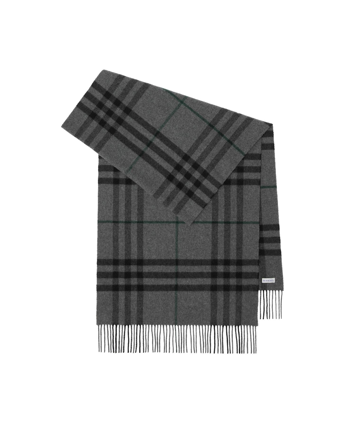 ワイド チェック カシミアスカーフ(O10698177)｜阪急百貨店公式