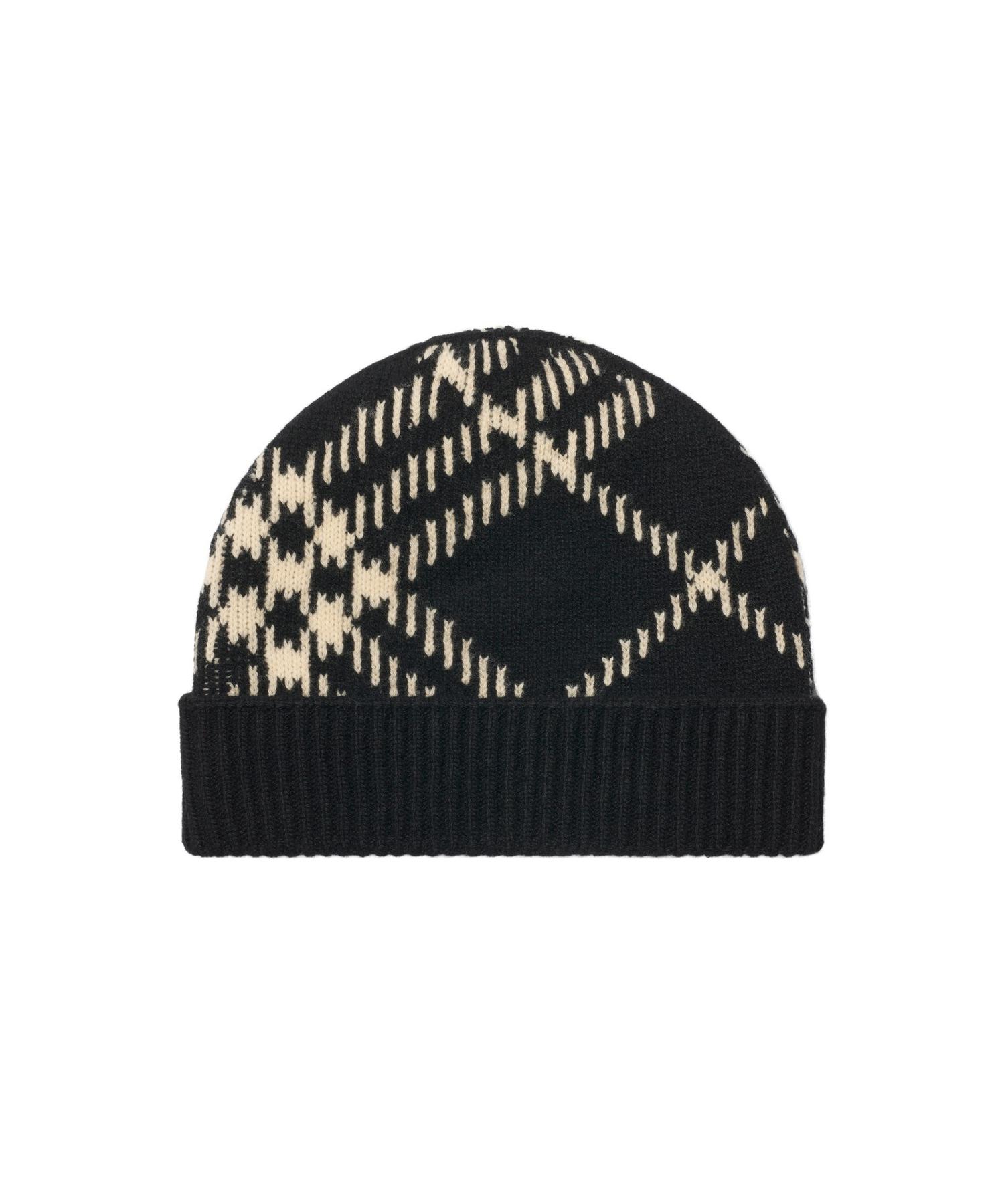 正規品 ♡ BURBERRY ♡ ニット帽 ♡ ロゴビーニー ロゴ ウールビーニー (ブラック) - メンズ | Burberry®公式サイト