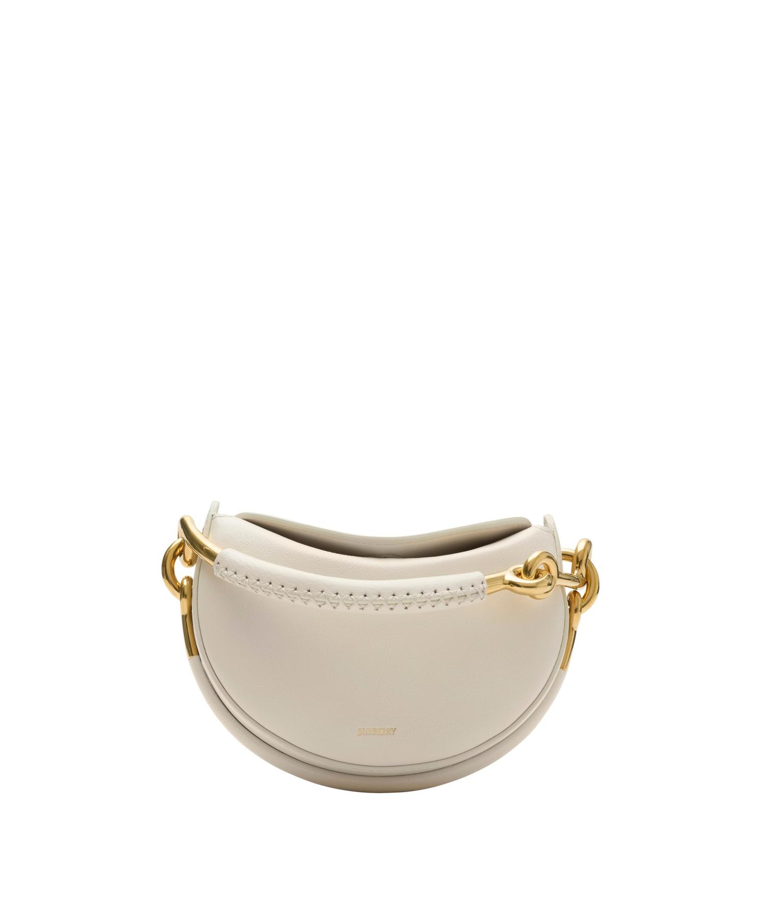 Burberry レザー クラッチバッグ　白　ベージュ 中古・古着通販】BURBERRY (バーバリー) クラッチバッグ