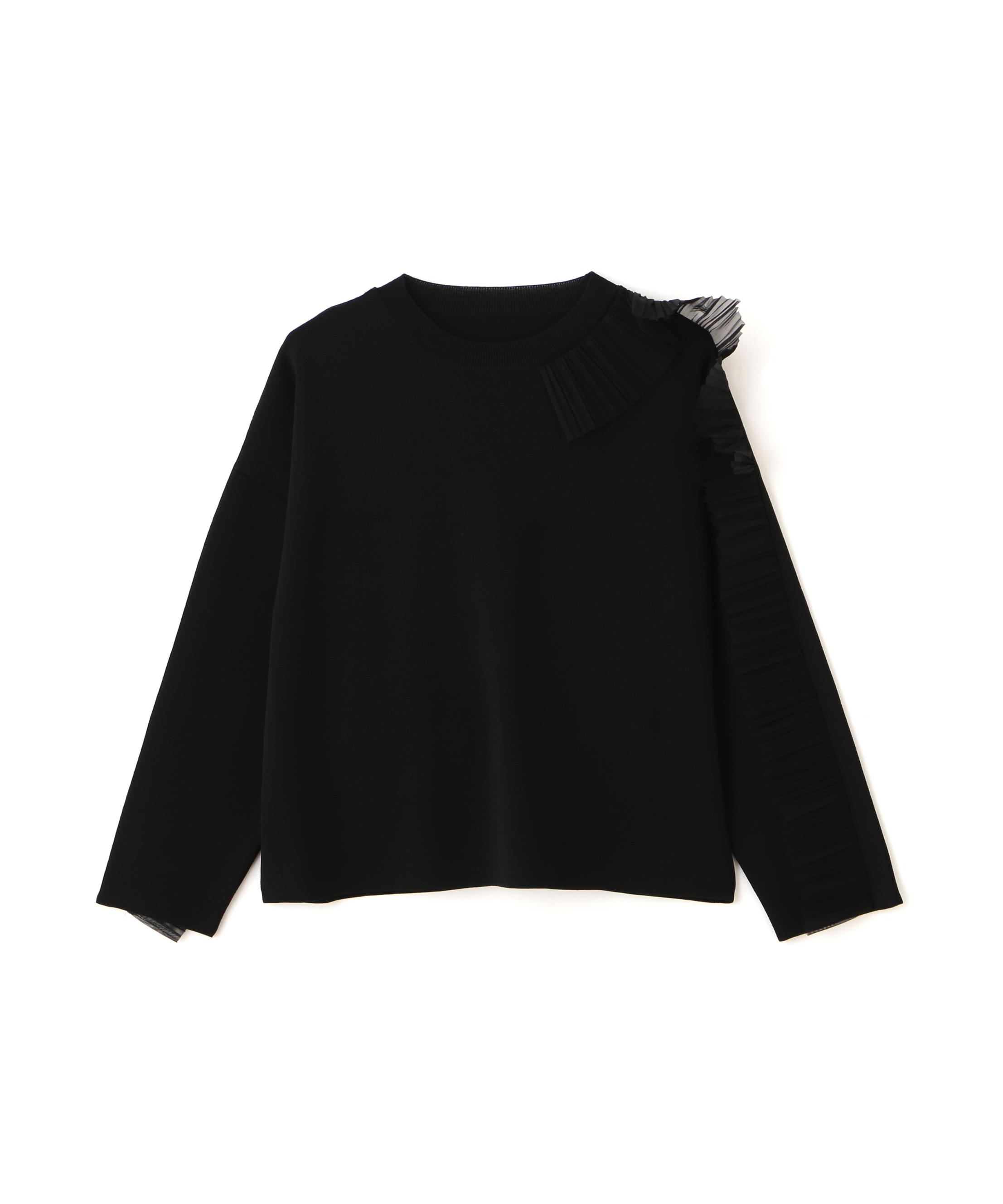 ADORE エンベリッシュトニットプルオーバー ブラック 38 ADORE エンベリッシュトニットプルオーバー ブラック 38