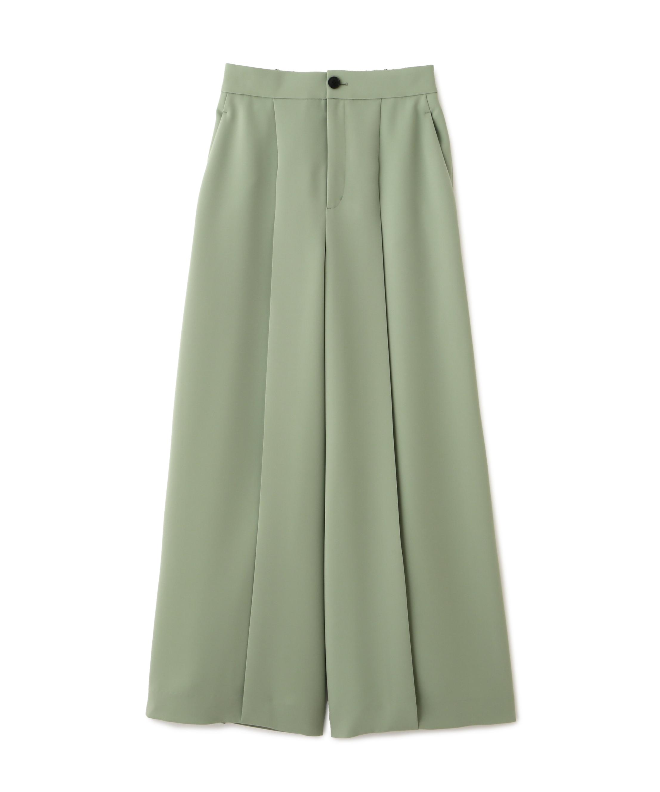 ADORE ◆シルキーダブルクロスパンツ グリーン 38 ADORE ◆シルキーダブルクロスパンツ グリーン 38