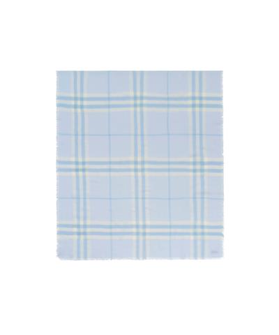 ワイド チェック ウールスカーフ