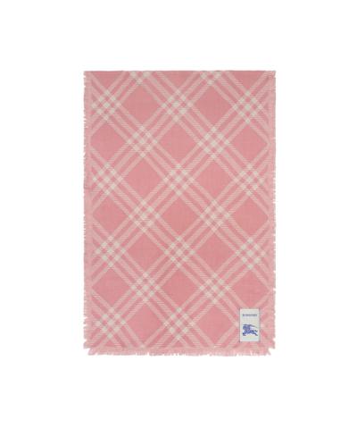 ワイド チェック ウールシルクスカーフ