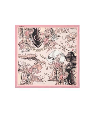 Etched Knight Silk Scarf