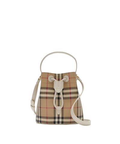 Mini Check Bucket Bag