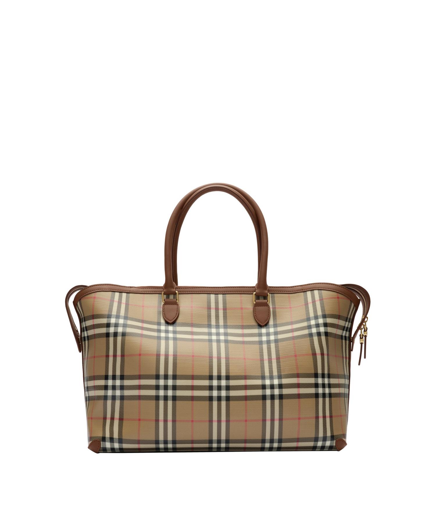 BURBERRY LONDON トートバッグ ミディアム チェック ジップトート(O10785817)｜阪急百貨店公式通販