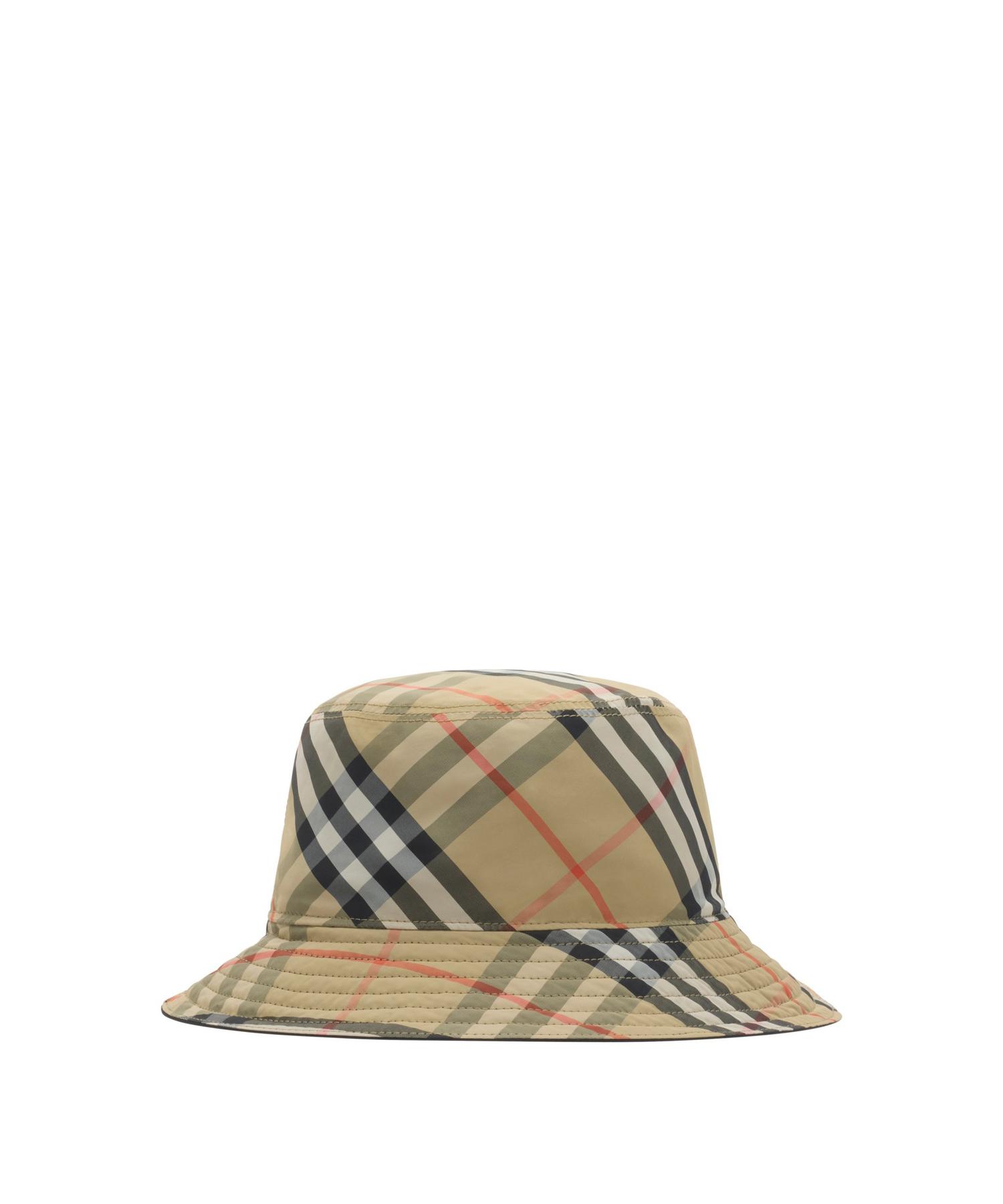 BURBERRY バーバリー　リバーシブル　バケットハット　現行品 美品】BURBERRY バケットハット XL リバーシブル ブラック