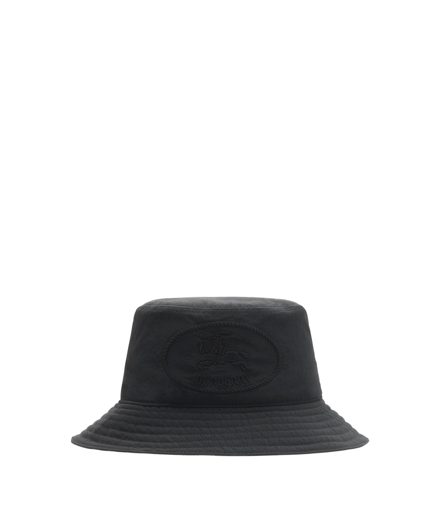 BURBERRY バーバリー　リバーシブル　バケットハット　現行品 BURBERRY リバーシブル コットンバケットハット Mサイズ