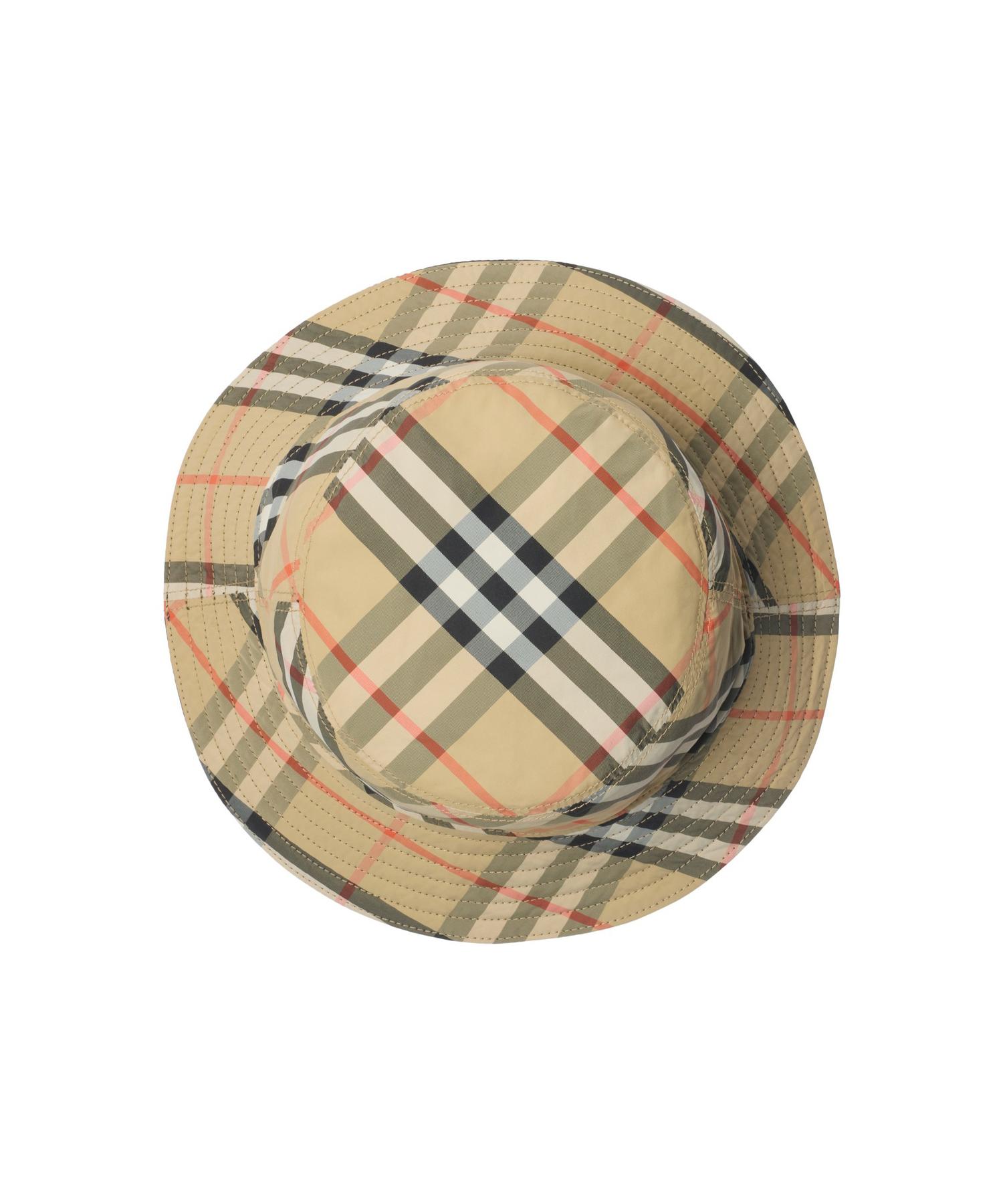 BURBERRY バーバリー　リバーシブル　バケットハット　現行品 BURBERRY リバーシブル コットンバケットハット Mサイズ