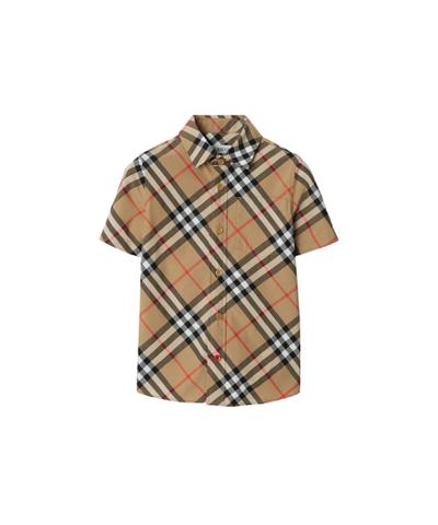 チェック コットンシャツ