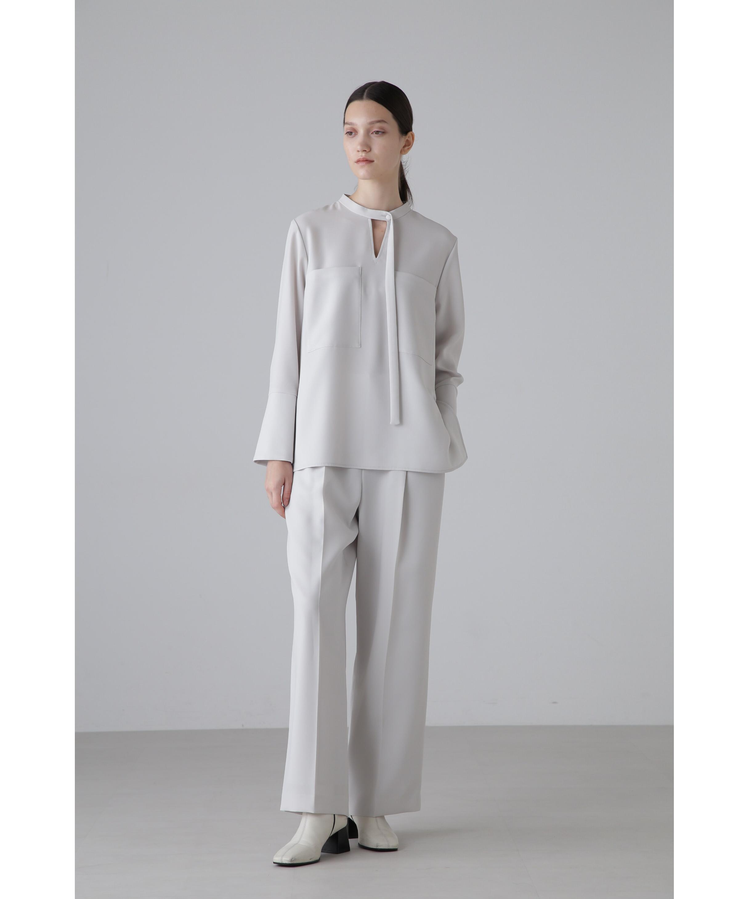 ADORE ドライタッチジョーゼットパンツ ベージュ 36 ADORE ドライタッチジョーゼットパンツ ベージュ 36