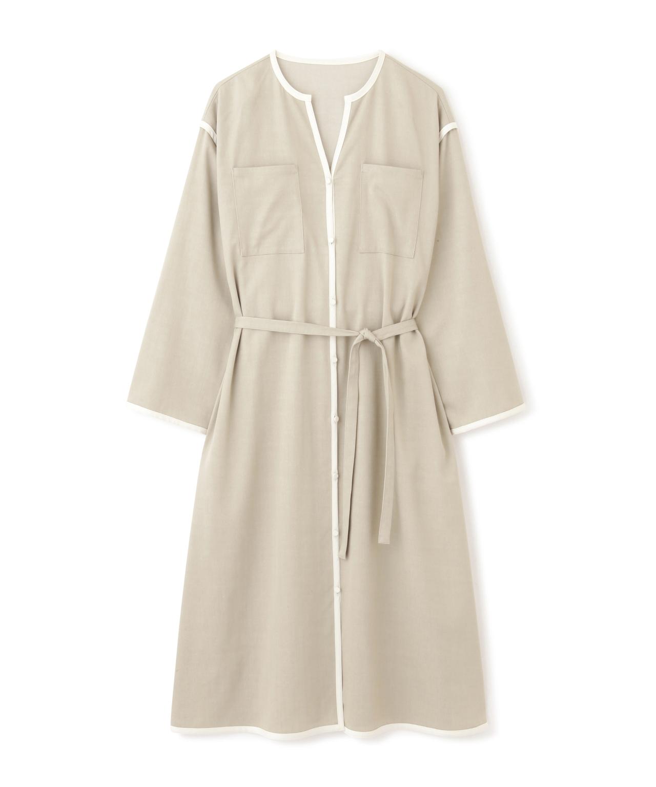 ADORE ◆ブライトツイルワンピース ベージュ 38 ADORE ◆ブライトツイルワンピース ベージュ 38