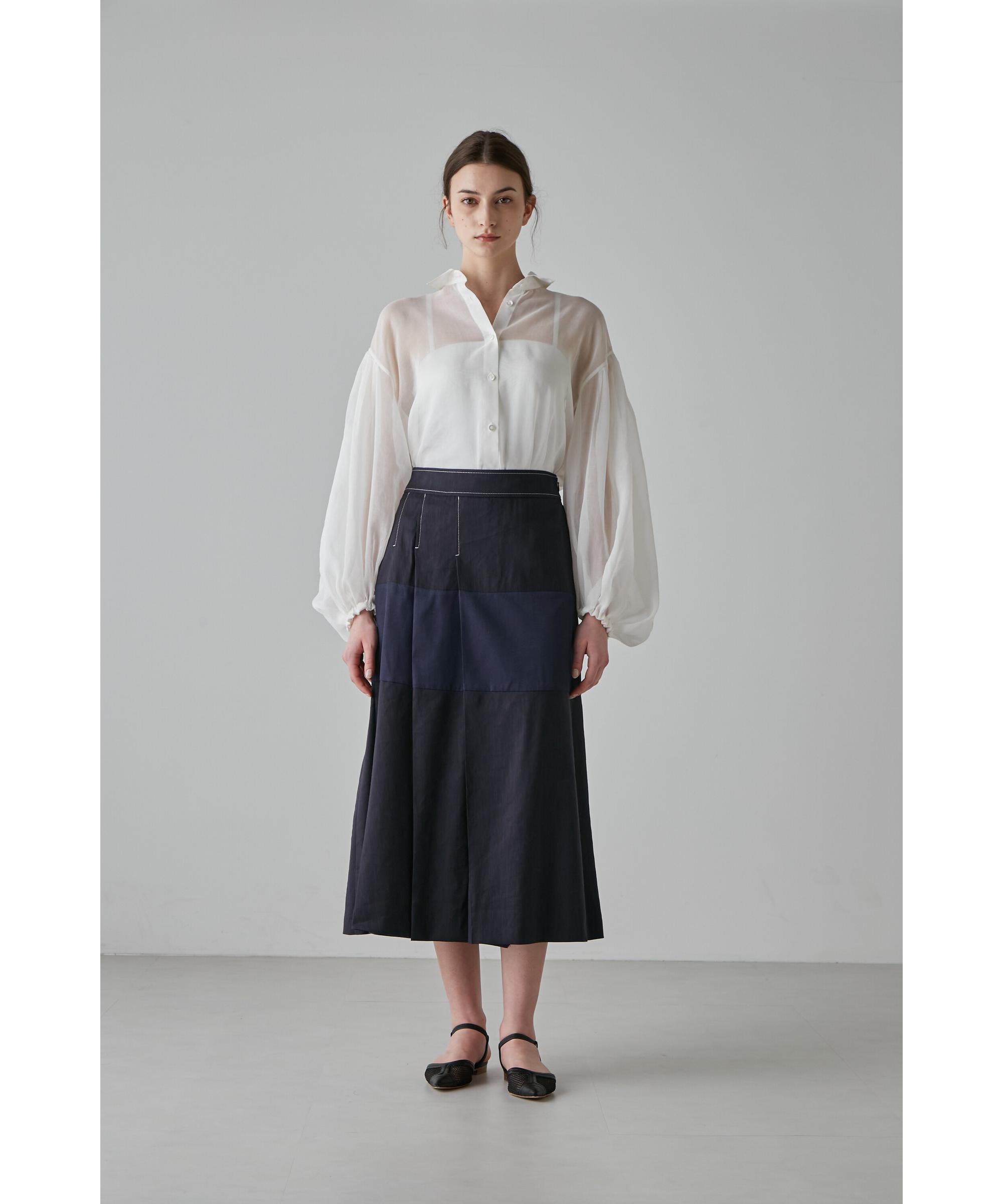 ADORE クリアクロススカート ネイビー 38 ADORE クリアクロススカート ネイビー 38