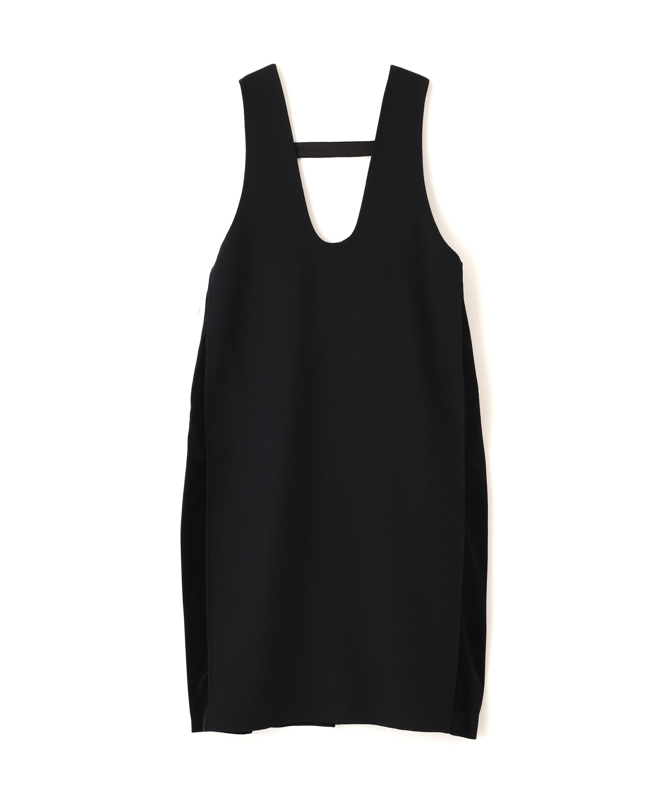 ADORE ◆ウールリバーワンピース ブラック 38 ADORE ◆ウールリバーワンピース ブラック 38