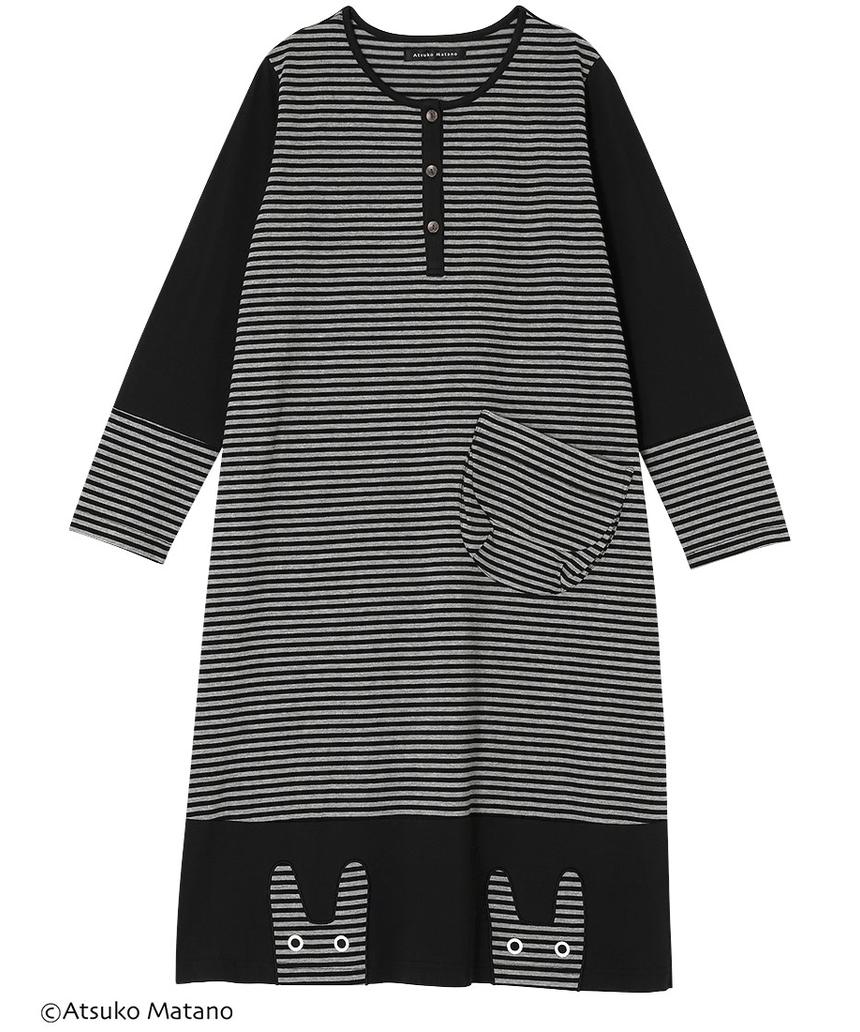 ATSUKOMATANO ワンピース(HNX513) グレー M(L0X) ATSUKOMATANO ワンピース(HNX513) グレー M(L0X)