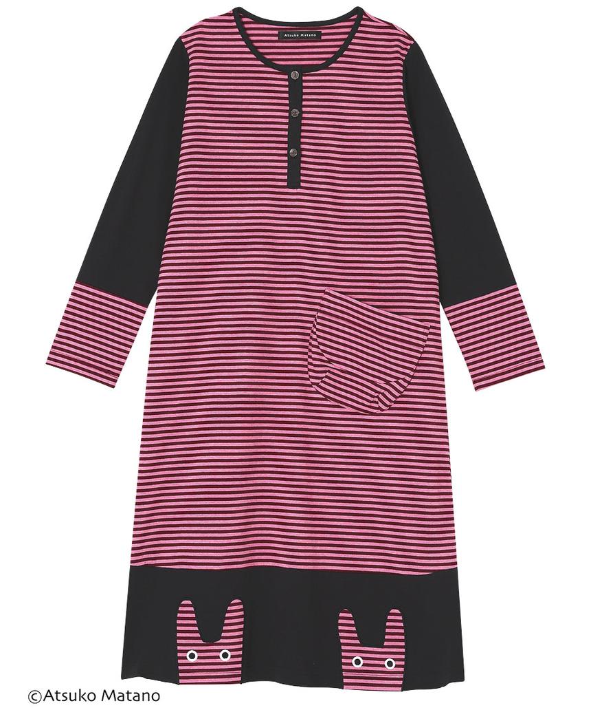 ATSUKOMATANO ワンピース(HNX513) ピンク LL(LY6) ATSUKOMATANO ワンピース(HNX513) ピンク LL(LY6)