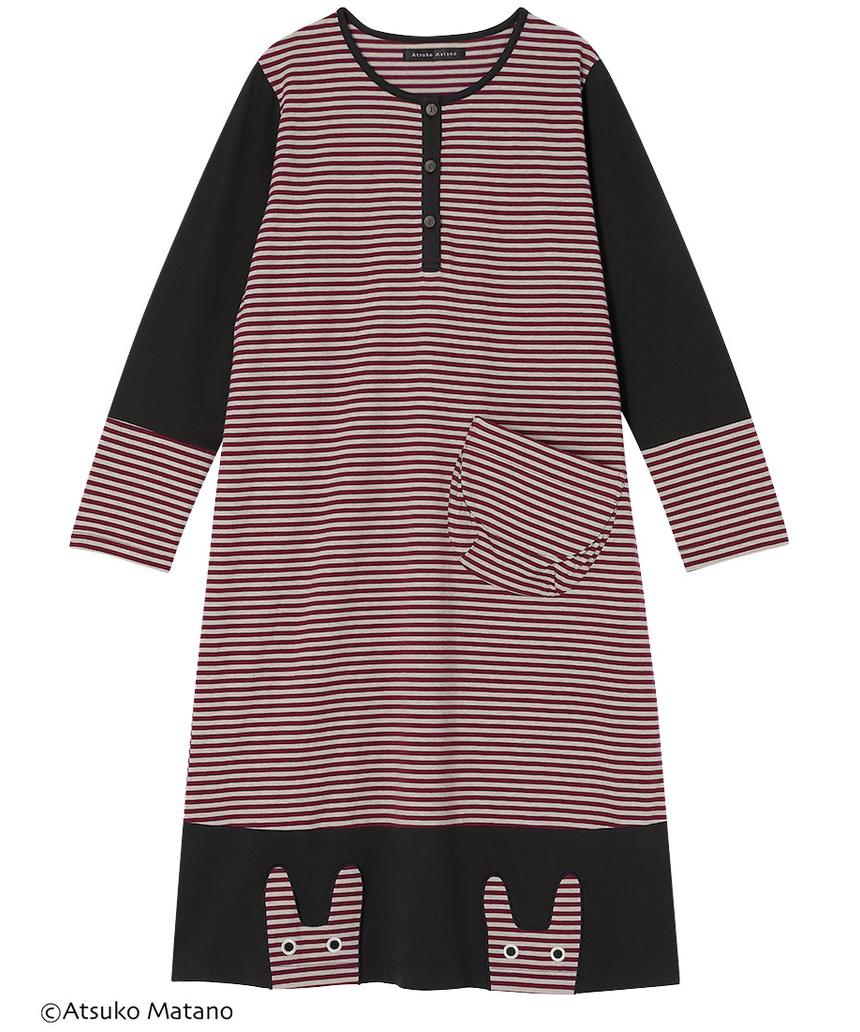 ATSUKOMATANO ワンピース(HNX513) レッド LL(LYB) ATSUKOMATANO ワンピース(HNX513) レッド LL(LYB)
