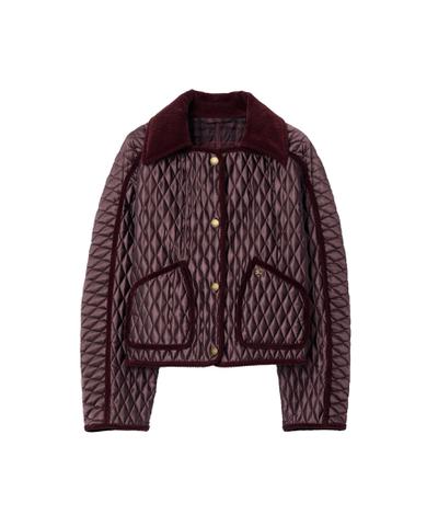 クロップド キルティングナイロン フロリストン ジャケット