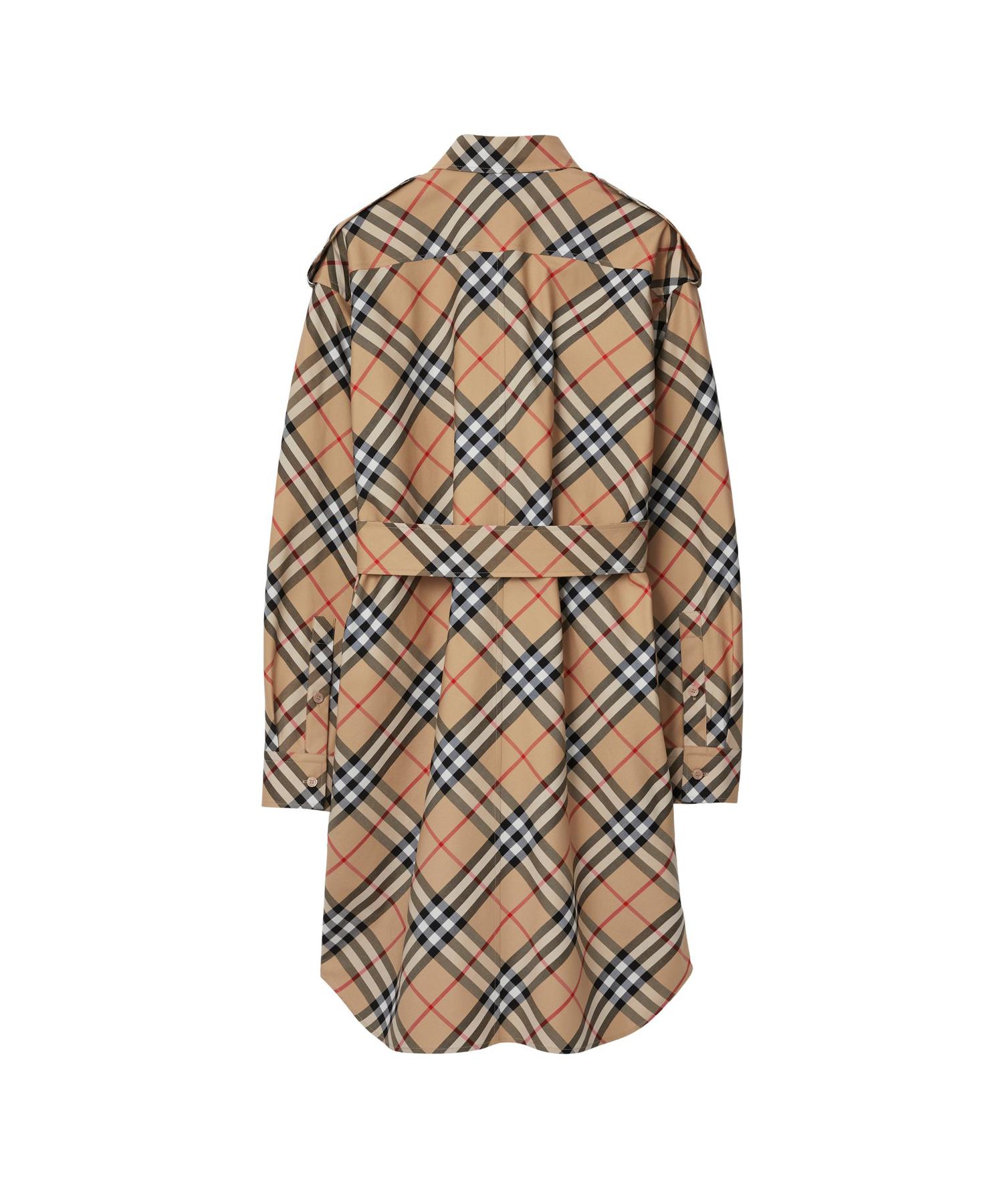 BURBERRY バーバリー チェック コットンシャツ ドレス チェック コットンシャツドレス (サンド) - ウィメンズ