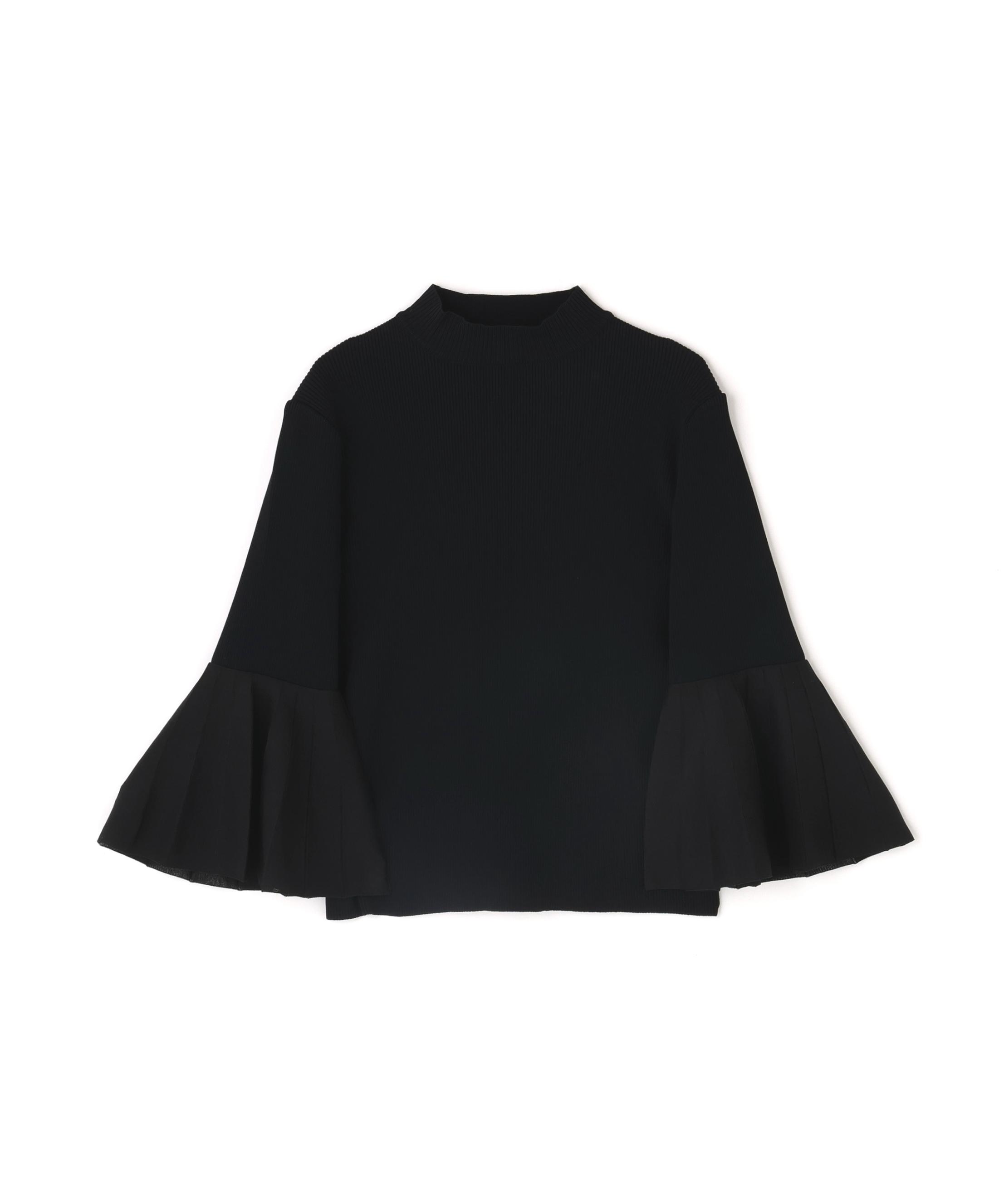 ADORE シアーフォルムドニットプルオーバー ブラック 38 ADORE シアーフォルムドニットプルオーバー ブラック 38