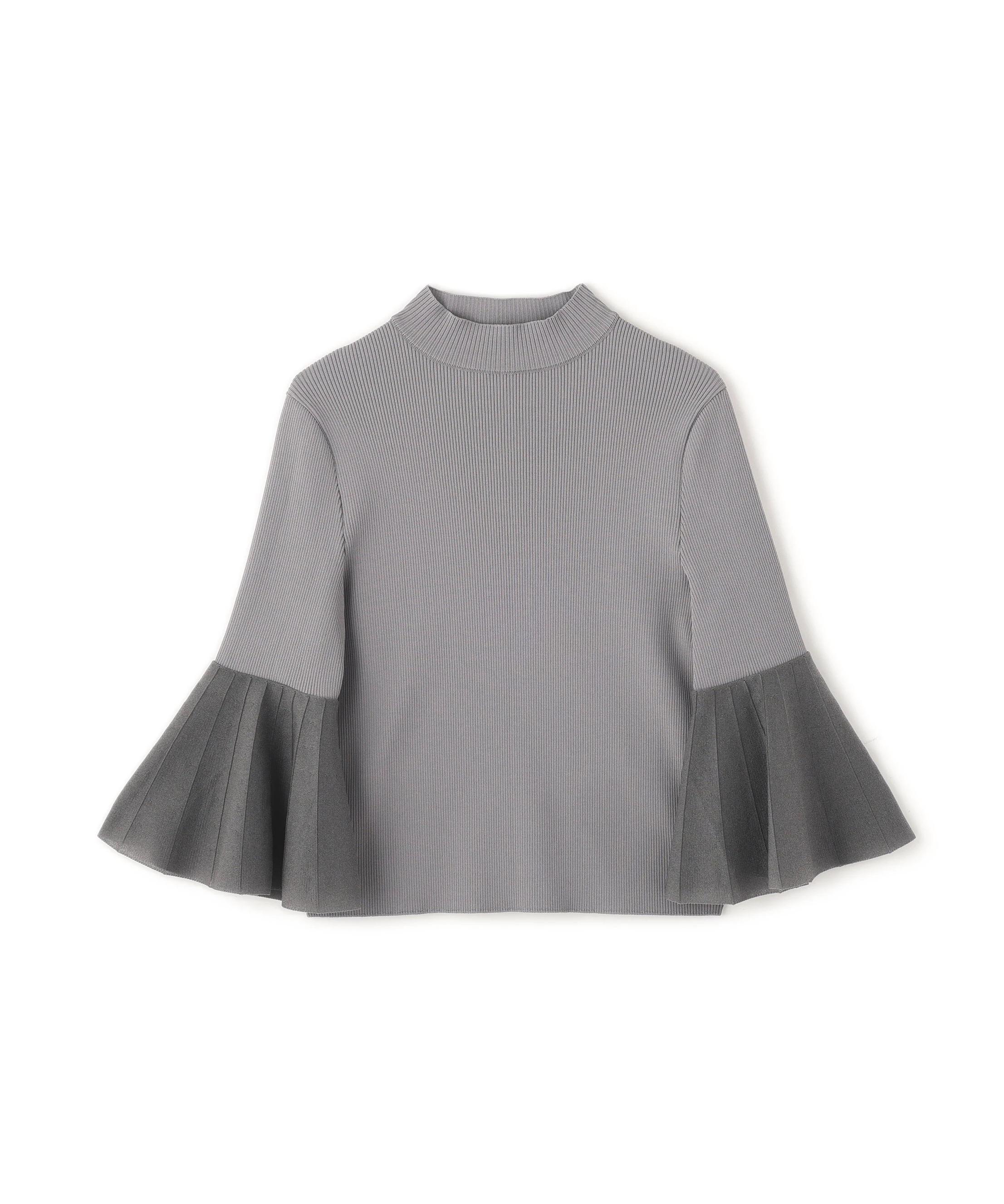 ADORE シアーフォルムドニットプルオーバー グレー 38 ADORE シアーフォルムドニットプルオーバー グレー 38