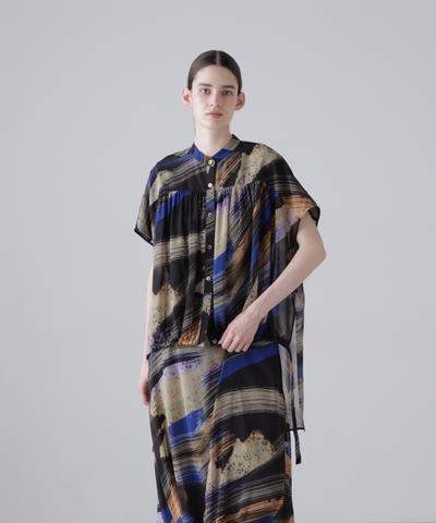 ジュピタープリントブラウス