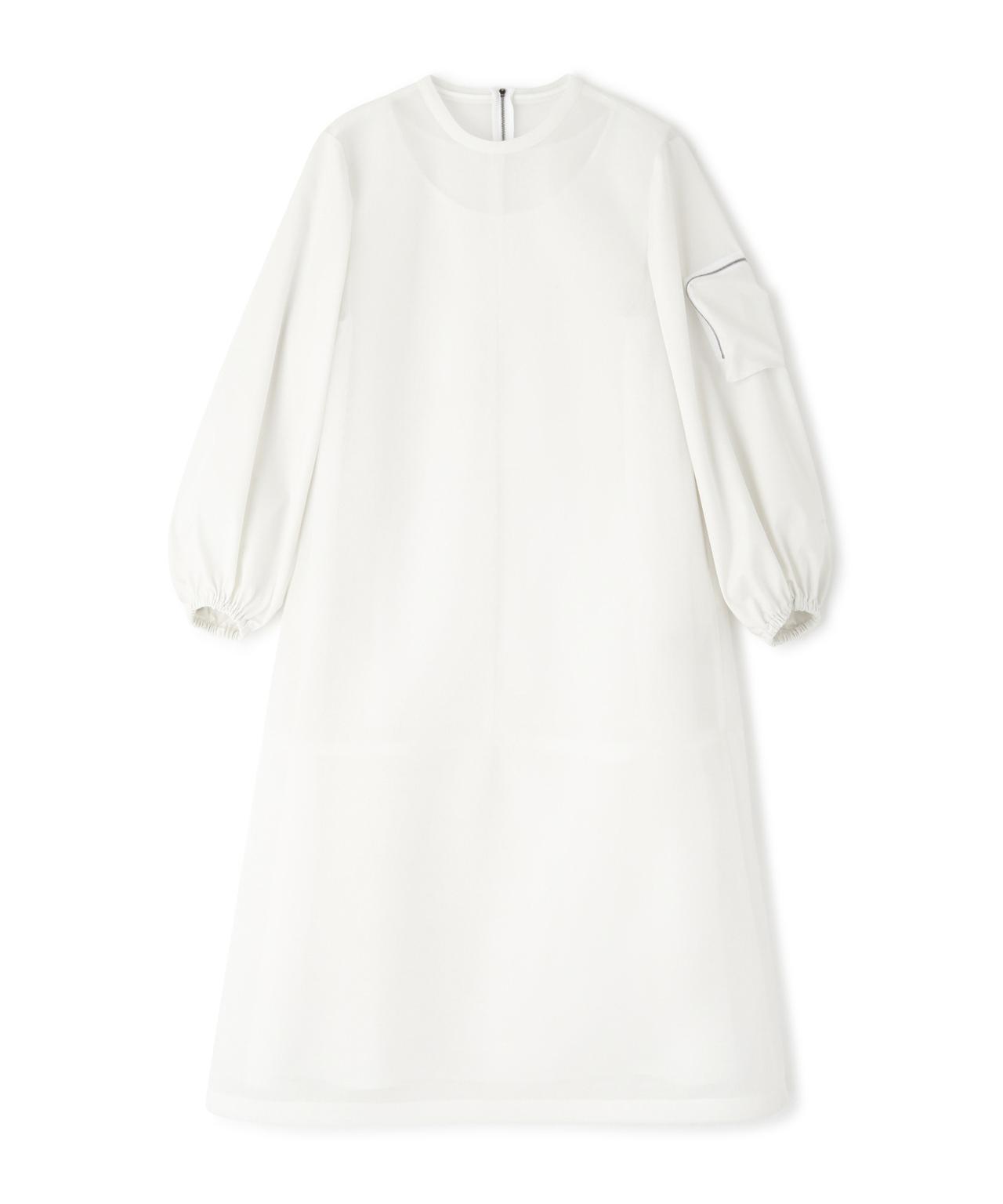 ADORE シアーメッシュラッセルワンピース ホワイト 38 ADORE シアーメッシュラッセルワンピース ホワイト 38