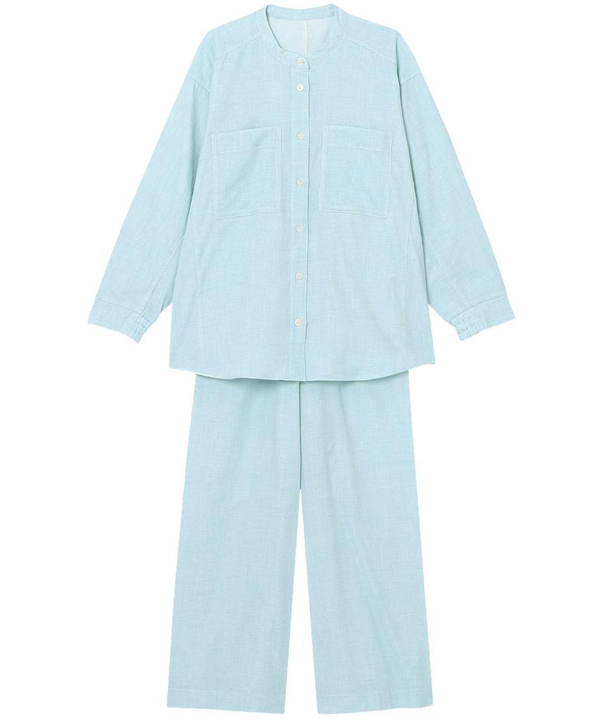 WACOAL睡眠科学 パジャマ(YDX511) サックス L(LXV) WACOAL睡眠科学 パジャマ(YDX511) サックス L(LXV)