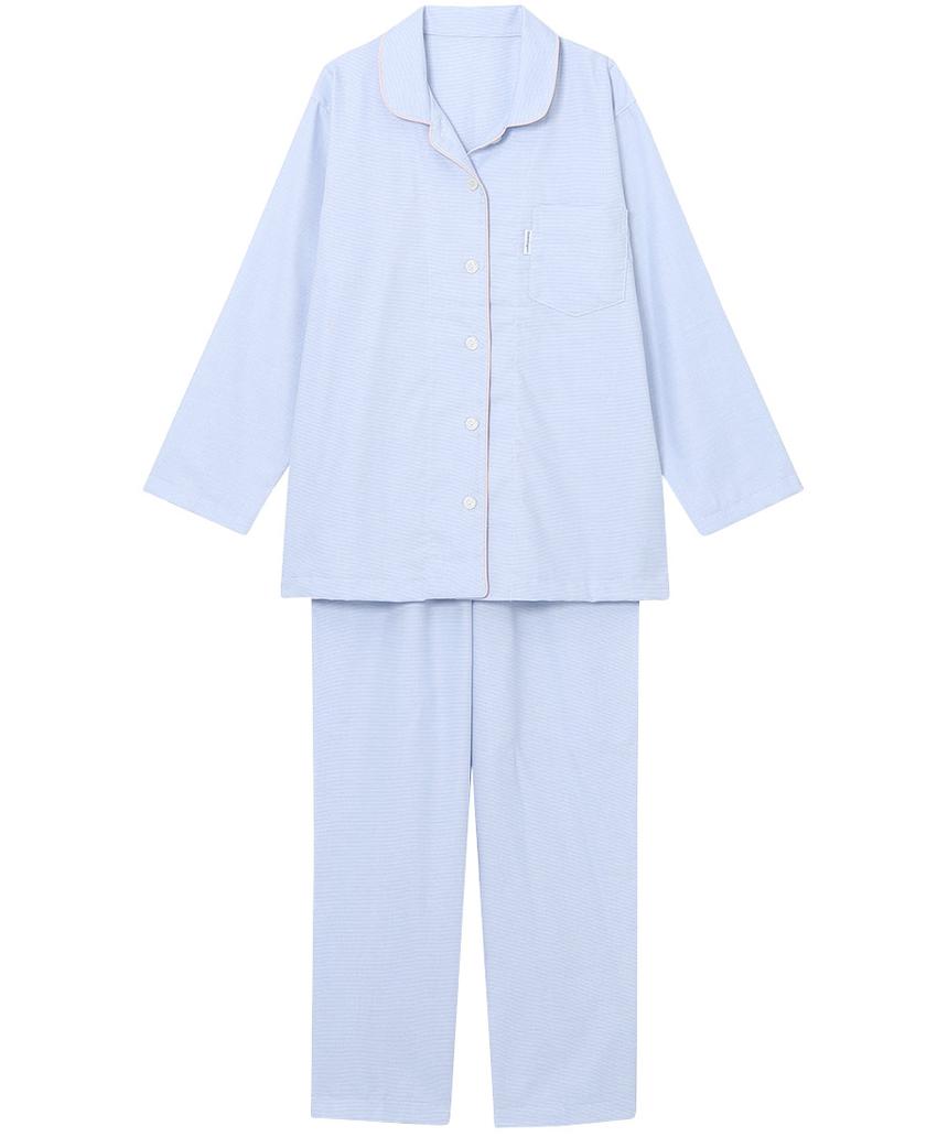 WACOAL睡眠科学 パジャマ(YDX588) サックス M(LW7) WACOAL睡眠科学 パジャマ(YDX588) サックス M(LW7)