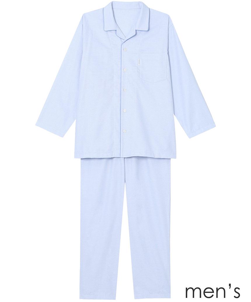 WACOAL睡眠科学 メンズパジャマ(YGX589) サックス L(MKJ) WACOAL睡眠科学 メンズパジャマ(YGX589) サックス L(MKJ)