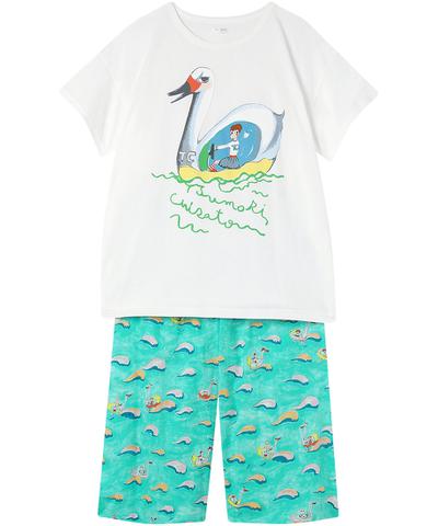 レディスパジャマ　上下セット（ＵＤＴ１１０）