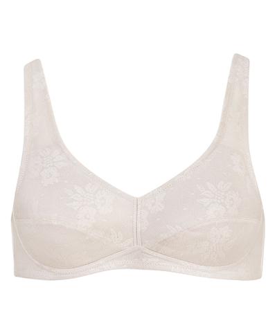 ノンワイヤー（綿混メッシュ）　ノンワイヤーブラ（ＢＨＫ１２５）