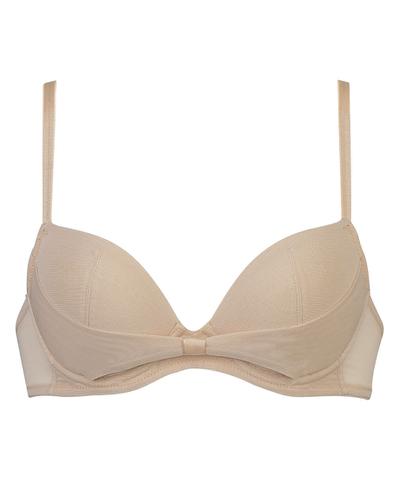 リボンブラ□＜胸もとフィットながもち＞　ワイヤーブラ（３／４カップ）（ＢＣＬ４１０）