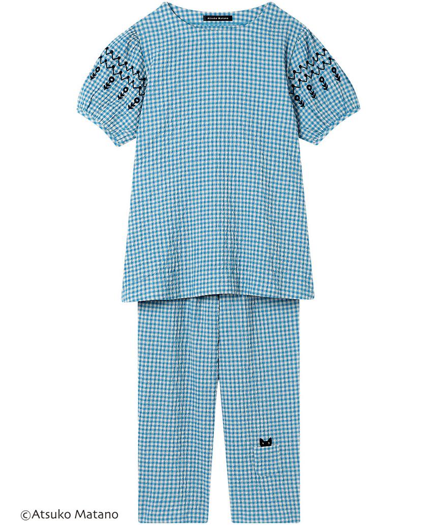 レディスパジャマ 上下セット（HDT124）(O10782254)｜阪急百貨店