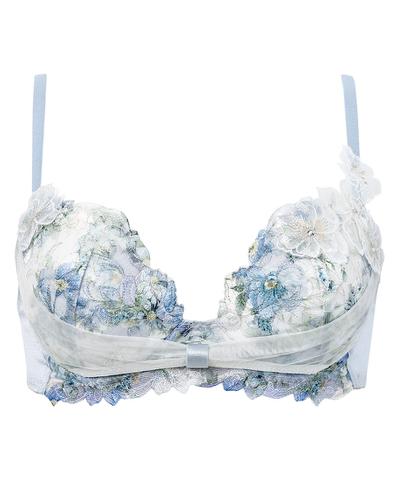 リボンブラ　胸もとフィットながもち　ワイヤーブラ（３／４カップ）（ＢＸＢ４９０）