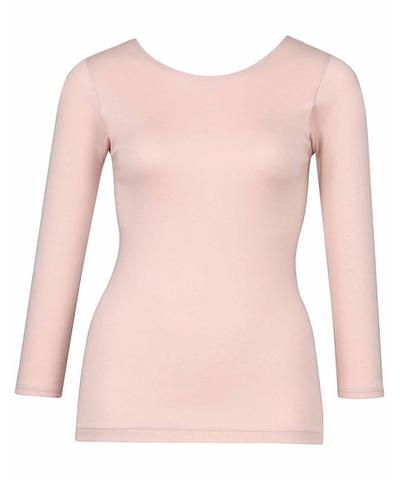 ふんわりあったかゆったりタイプ　レディスインナー　トップ（７分袖）（ＣＬＤ３８７）
