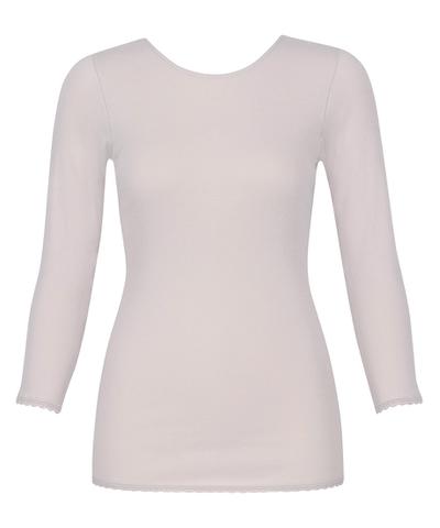 オーガニックコットン１００％　あったか　ゆったりタイプ　レディスインナー　トップ（８分袖）（ＣＬＤ３４０）