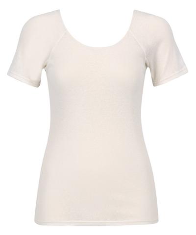 ＷＡＣＯＡＬコットンまるでガーゼタイプ　レディスインナー　トップ（３分袖）（ＣＬＣ２００）